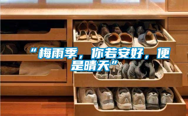 “梅雨季，你若安好，便是晴天”