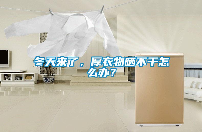 冬天來了，厚衣物曬不干怎么辦？
