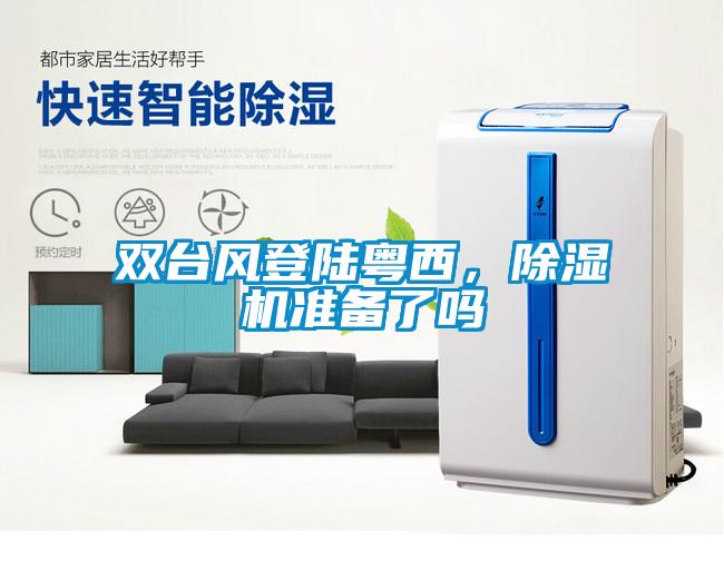 雙臺風登陸粵西，除濕機準備了嗎