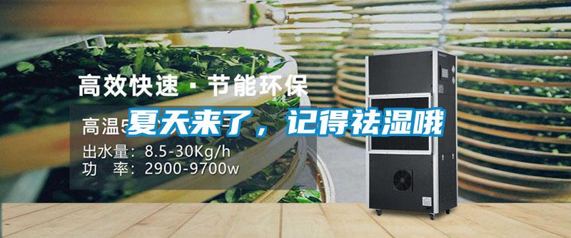 夏天來了，記得祛濕哦