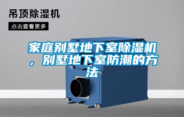 家庭別墅地下室除濕機(jī),別墅地下室防潮的方法