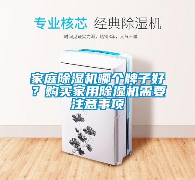 家庭除濕機哪個牌子好?購買家用除濕機需要注意事項