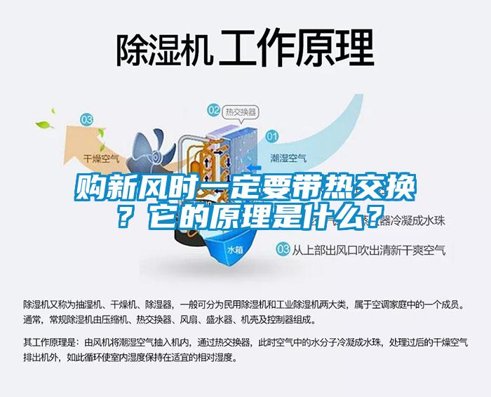 購新風時一定要帶熱交換？它的原理是什么？