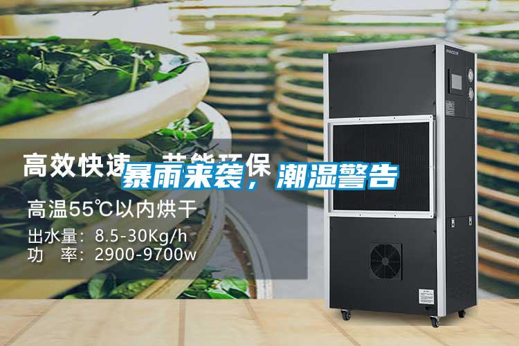 暴雨來襲，潮濕警告