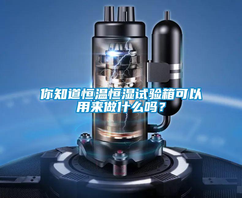 你知道恒溫恒濕試驗箱可以用來做什么嗎？