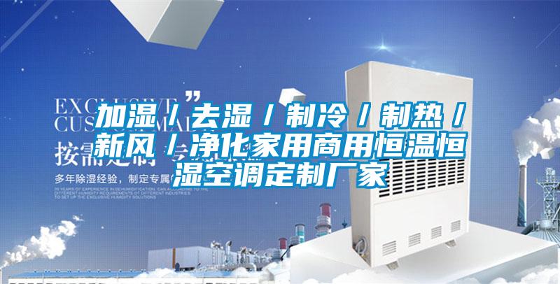 加濕/去濕/制冷/制熱/新風/凈化家用商用恒溫恒濕空調定制廠家