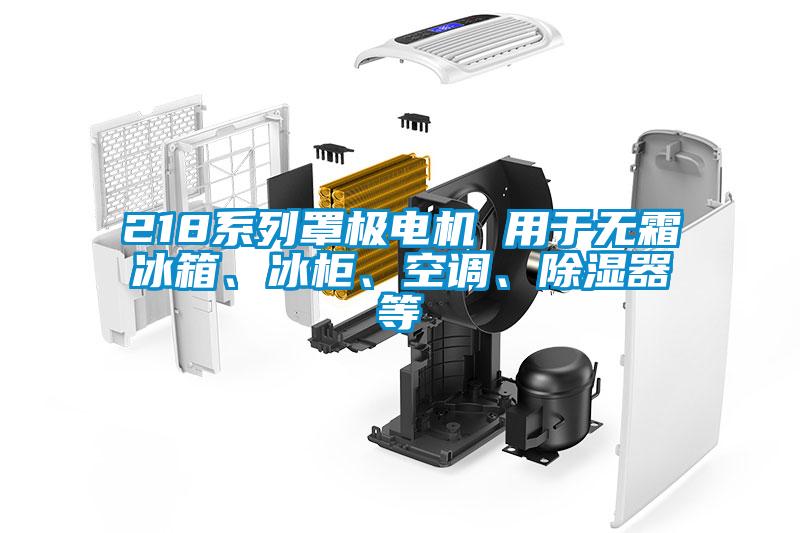 218系列罩極電機(jī) 用于無霜冰箱、冰柜、空調(diào)、除濕器等