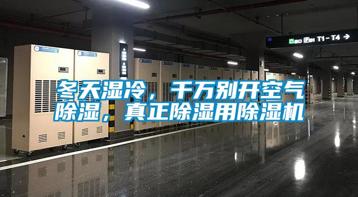 冬天濕冷，千萬別開空氣除濕，真正除濕用除濕機