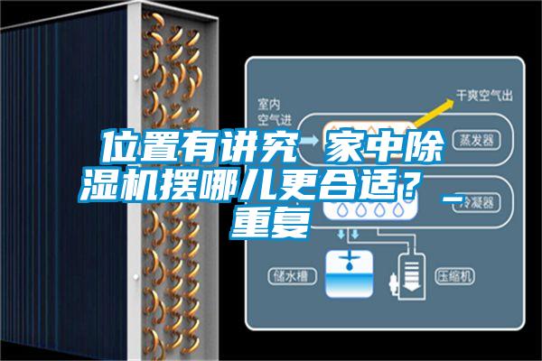 位置有講究 家中除濕機擺哪兒更合適？_重復