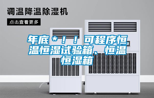 年底＊！！可程序恒溫恒濕試驗箱、恒溫恒濕箱