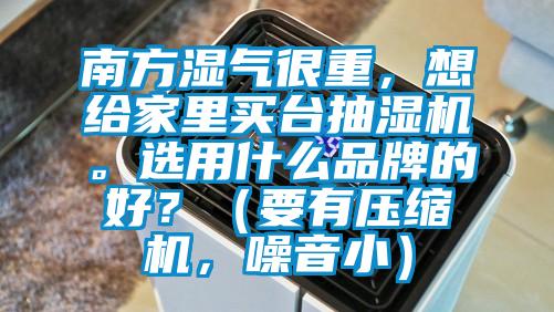 南方濕氣很重，想給家里買臺(tái)抽濕機(jī)。選用什么品牌的好？（要有壓縮機(jī)，噪音小）