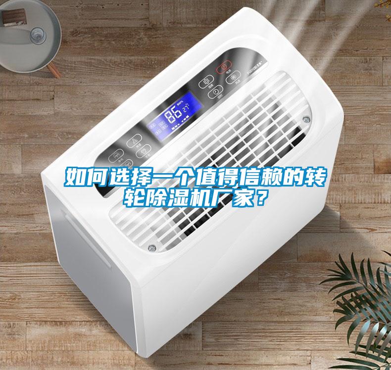 如何選擇一個值得信賴的轉(zhuǎn)輪除濕機(jī)廠家？