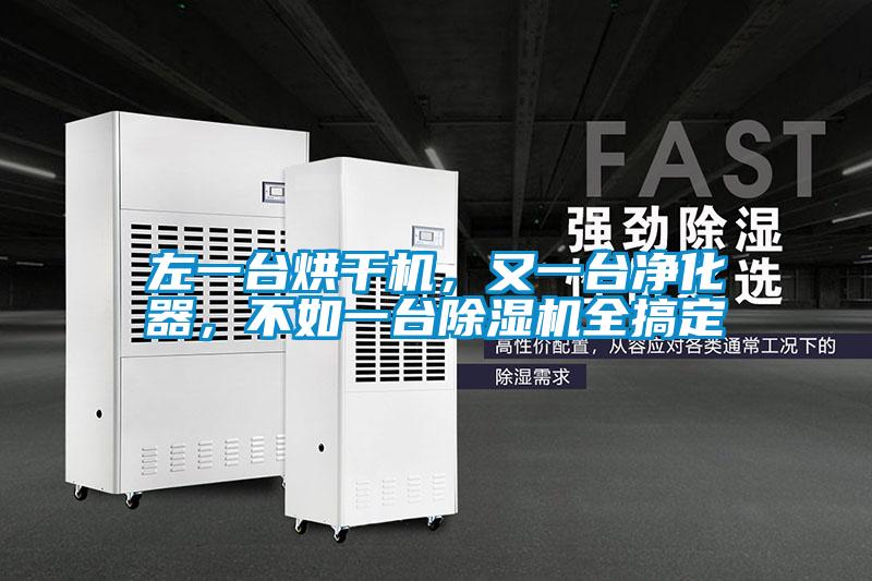 左一臺烘干機，又一臺凈化器，不如一臺除濕機全搞定