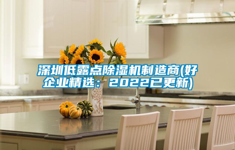 深圳低露點除濕機制造商(好企業精選:2022已更新)