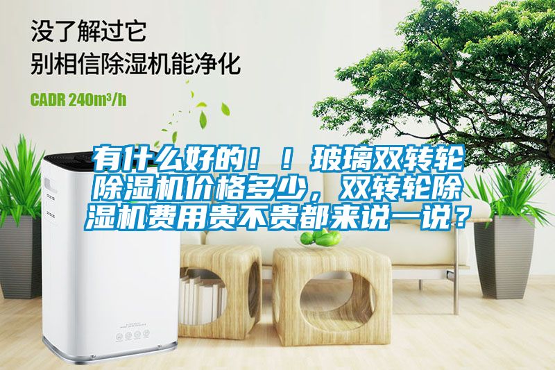 有什么好的??！玻璃雙轉輪除濕機價格多少，雙轉輪除濕機費用貴不貴都來說一說？