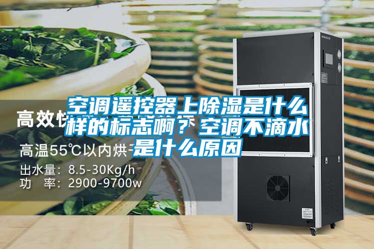 空調遙控器上除濕是什么樣的標志??？空調不滴水是什么原因