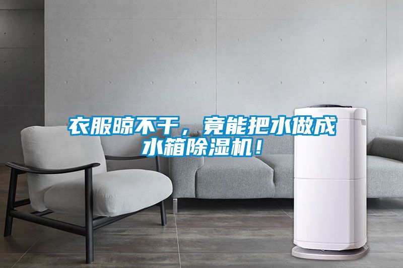 衣服晾不干，竟能把水做成水箱除濕機(jī)！
