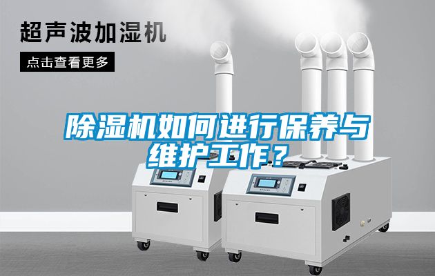 除濕機如何進行保養與維護工作？
