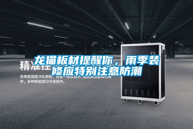 龍貓板材提醒你，雨季裝修應特別注意防潮
